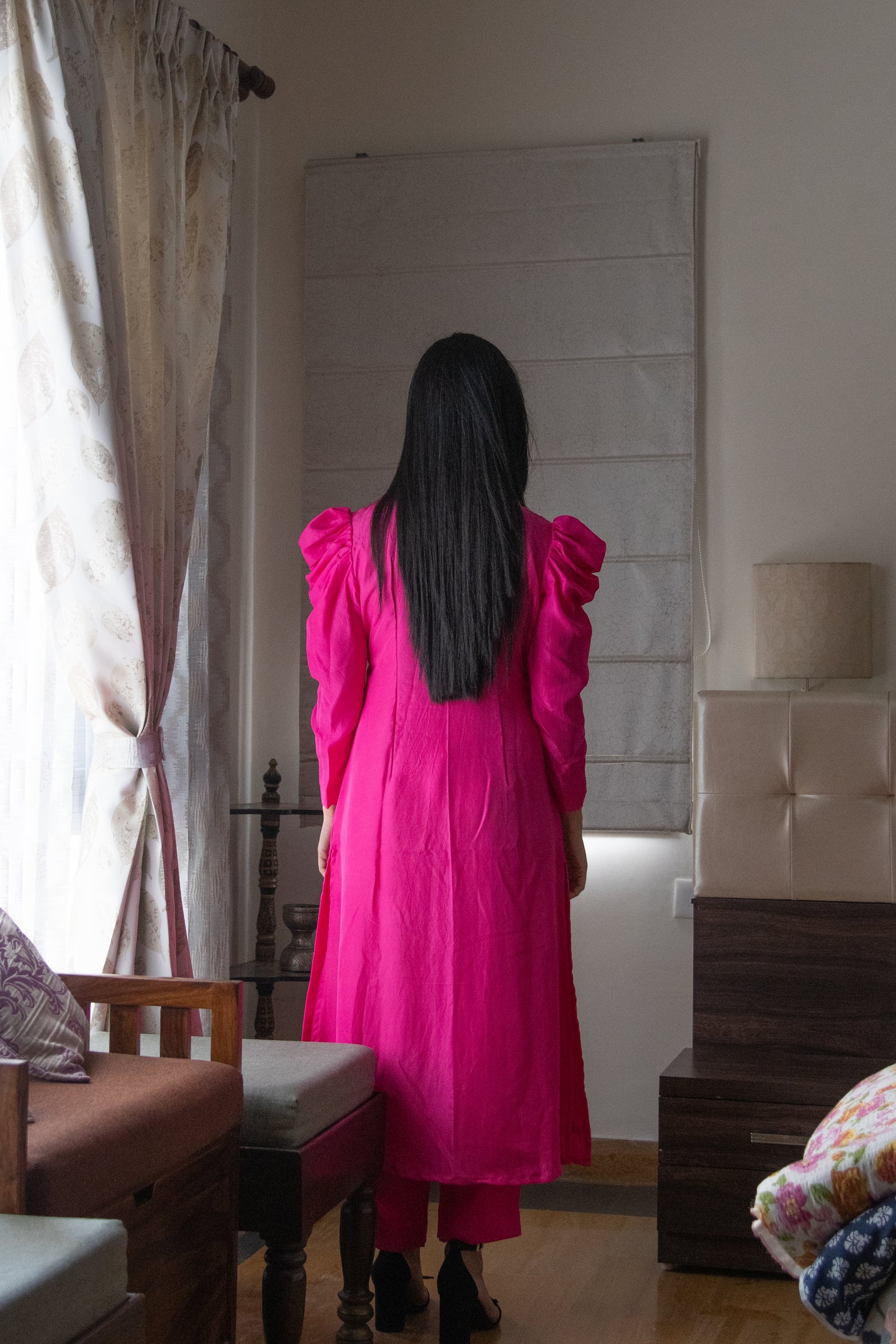 Wild Berry Silk Suit