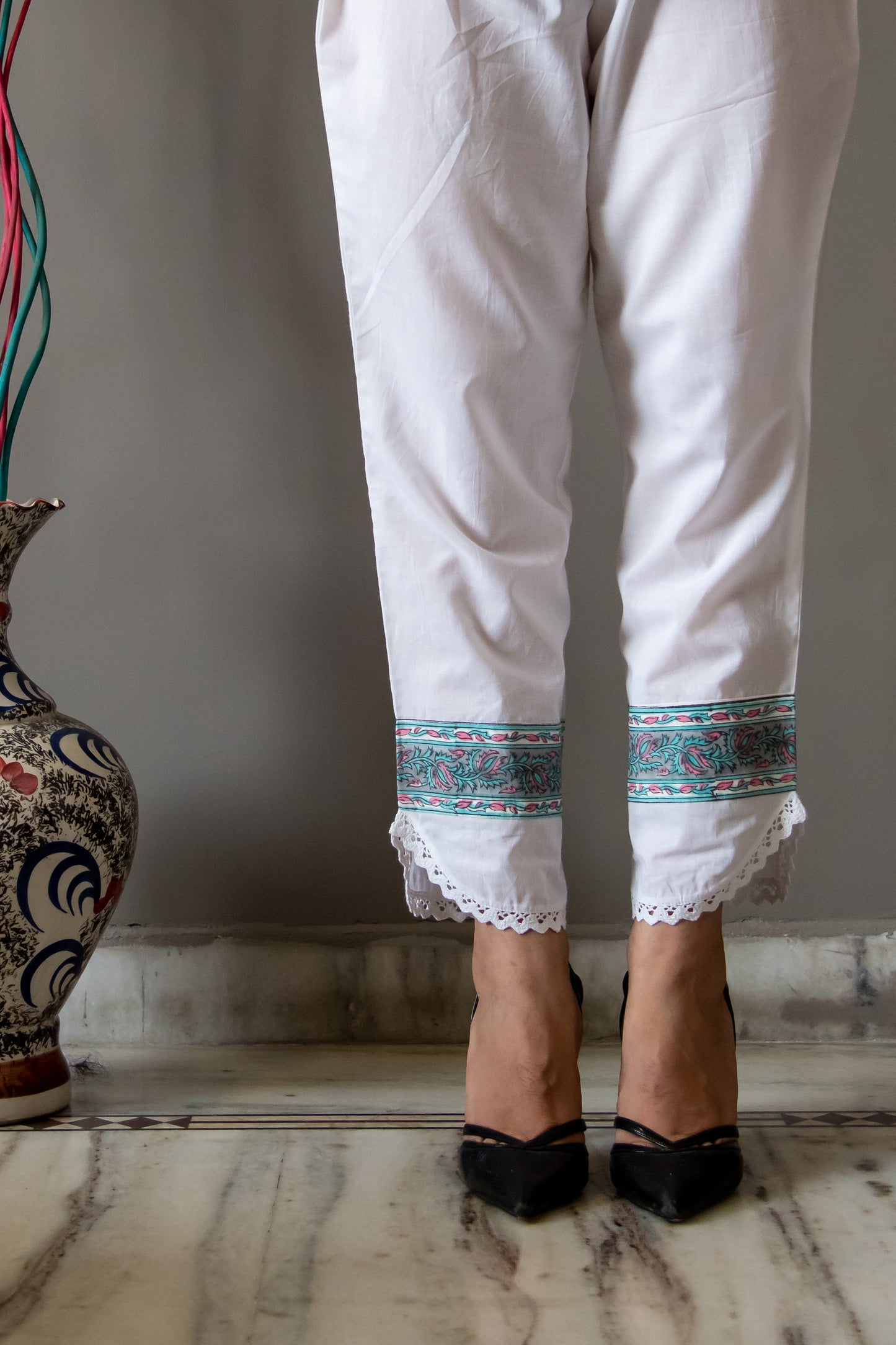 Peal White Suit